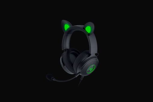 Razer gatito kraken v2 pro HP4J103 creación de contenido negro