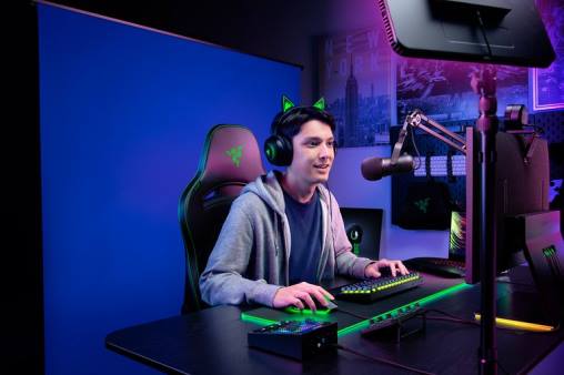 Razer pantalla trasera HP4J114 creación de contenido azul