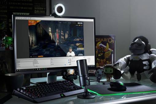 Razer sirena HP4J112 creación de contenido negro