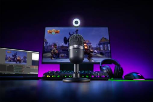 Razer sirena mini HP4J110 creación de contenido negro