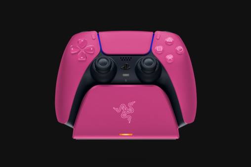 Razer soporte de carga rápida para ps5 HP4J173 consola rosa