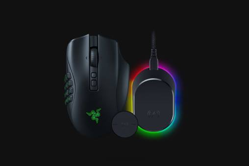 Razer Paquete naga v2 pro + base para mouse pro HP4J44 ratones un color