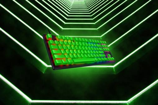 Razer Edición del torneo Huntsman - EE. UU. HP4J74 teclado verde