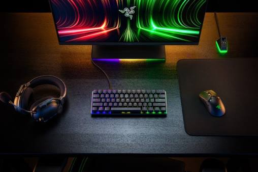 Razer Huntsman mini analógico - nosotros HP4J73 teclado un color