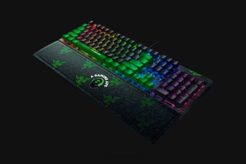 Razer X *A Bathing Ape blackwidow v3 - interruptor verde - nosotros HP4J60 teclado verde