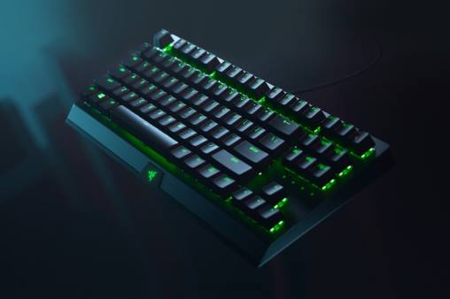 Razer blackwidow v3 tenkeyless - interruptor amarillo - nosotros HP4J62 teclado negro