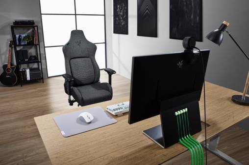 Razer iskur - tela gris oscuro HP4J137 silla de juego un color