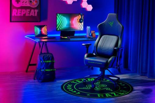 Razer tapete del equipo HP4J140 silla de juego un color